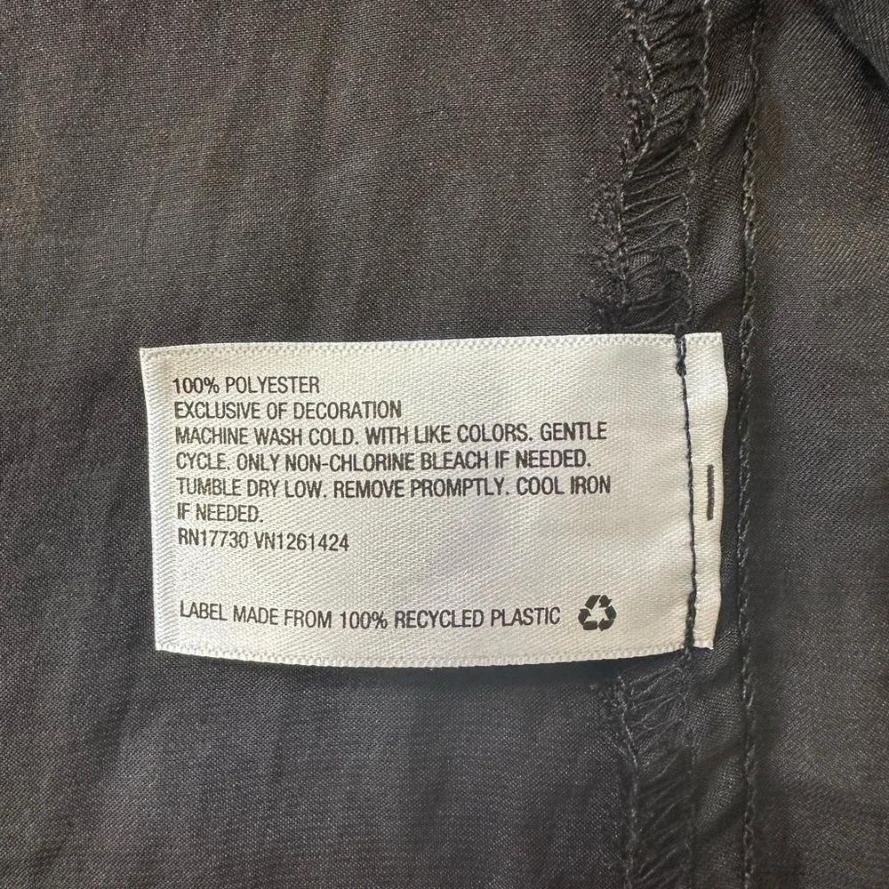 Wild Fable Black Silky Lace Trim Cami Top, XXL - Picture 4 of 5